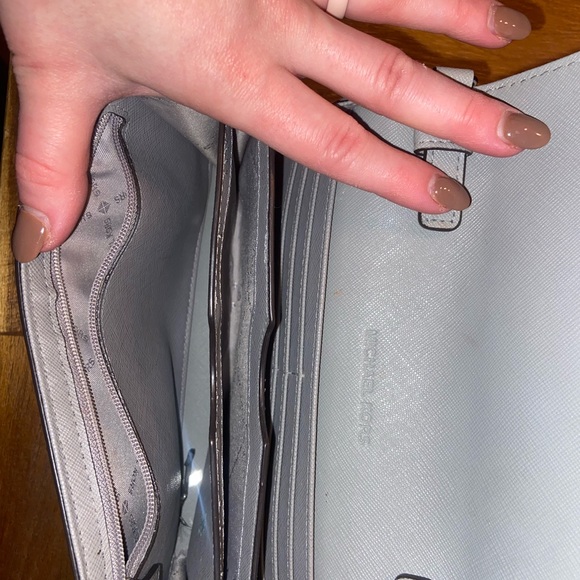 Michael Kors 8” gray envelope purse - Picture 6 of 6